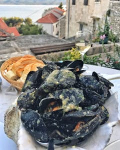 Mussels at Carevi Dvori