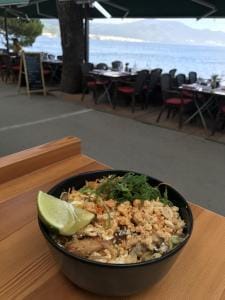 Pad Thai at Silk in Korčula