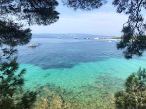 Parfait of blues in Bol.