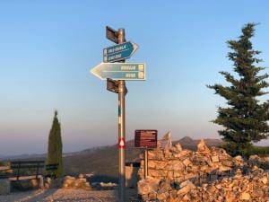 Signage on the island of Hvar.