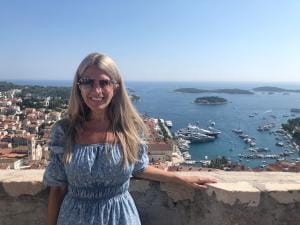 At the Spanish Fortress on Hvar.