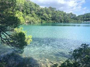 Small lake in Mljet National Park