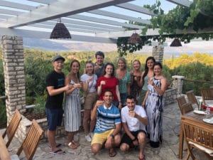 Group photo at Agroturizam Grubinjac.