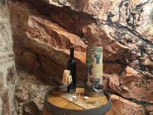 Cellar room at Tomić winery.