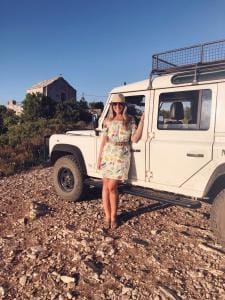 Exploring Vis island.