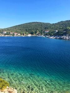 Vis Island coastline.